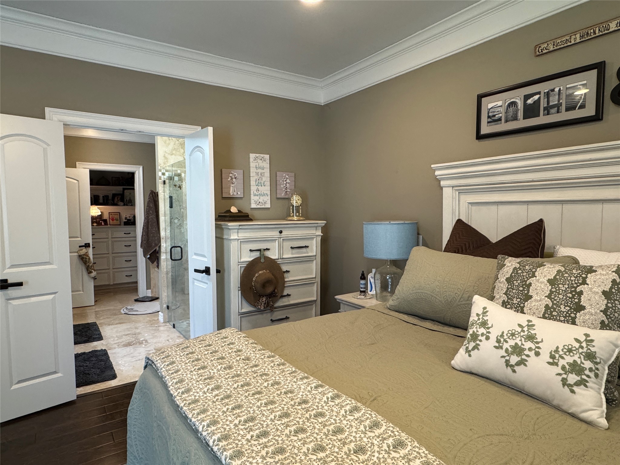 200 Harbor Run Drive Coldspring, TX 77331 - Photo 26 of 50 This bedroom and ensuite bath take up this whole side of the house. It is so wonderful that you may not ever want to leave.