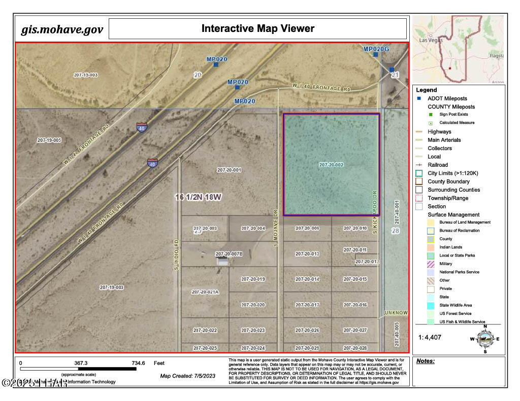 15001 Frontage Road Yucca, AZ 86438 - Photo 4 of 4 207-20-002 Parcel1024_1