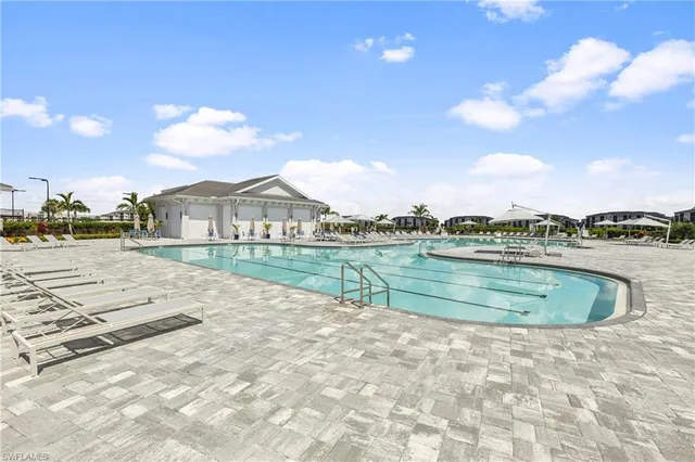 a view of a lake with a yard