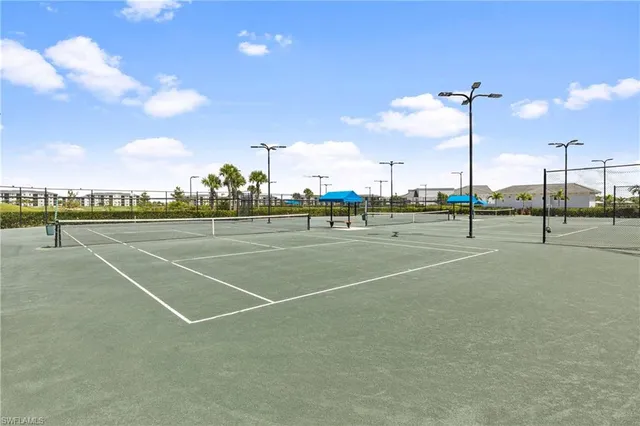 a view of a tennis court