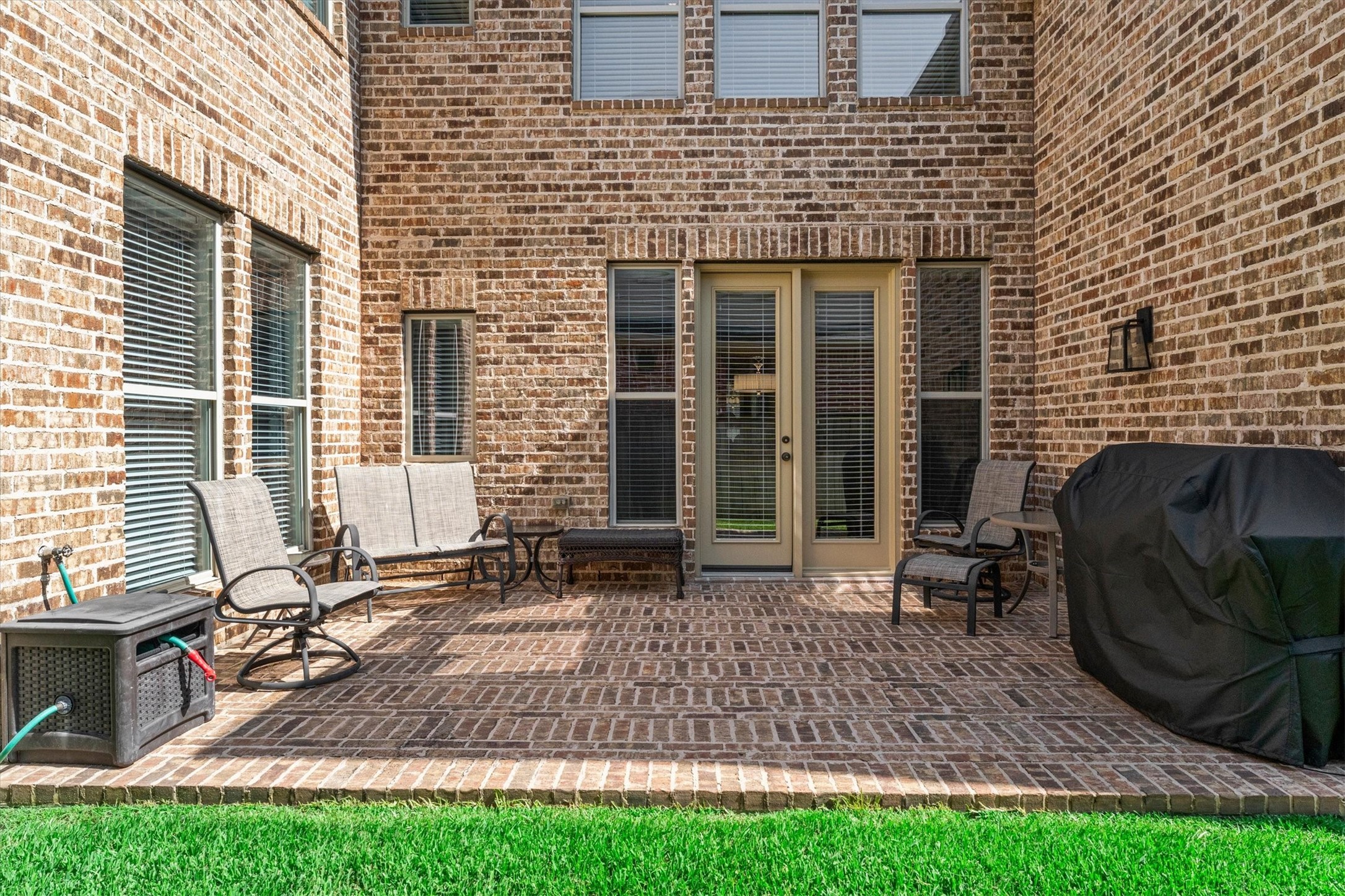 130 East Cove View Trail Spring, TX 77389 - Photo 9 of 50 This view shows courtyard space across from dining room perfectly positioned for added living allowing you to in corporate the outside in.