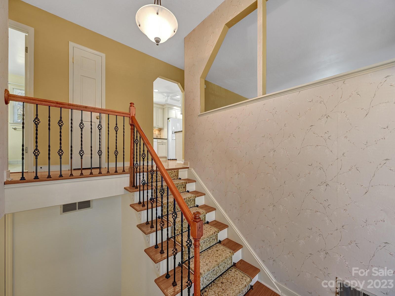 4130 Witherow Road Winston-Salem, NC 27106 - Photo 6 of 39 a view of entryway with wooden floor