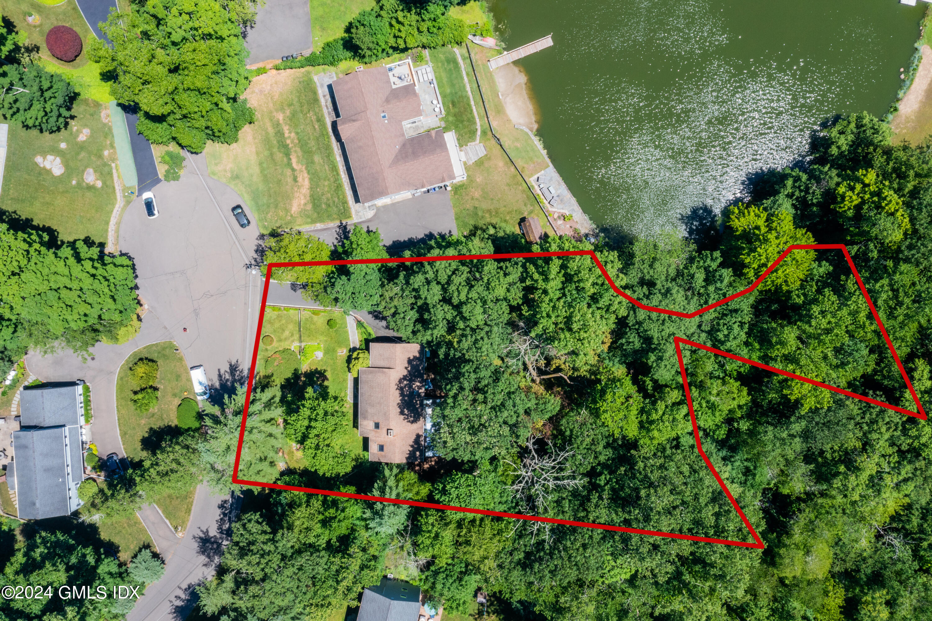 45 Cousins Road Stamford, CT 06903 - Photo 20 of 23 an aerial view of a house