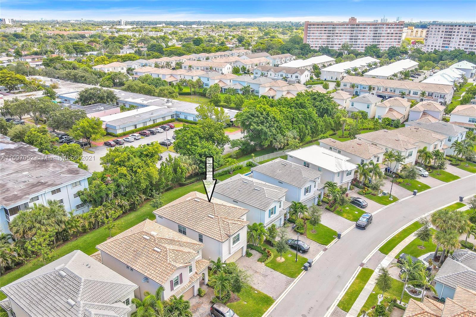 4325 Large Leaf Lane Hollywood, FL 33021 - Photo 2 of 42 an aerial view of residential houses with outdoor space