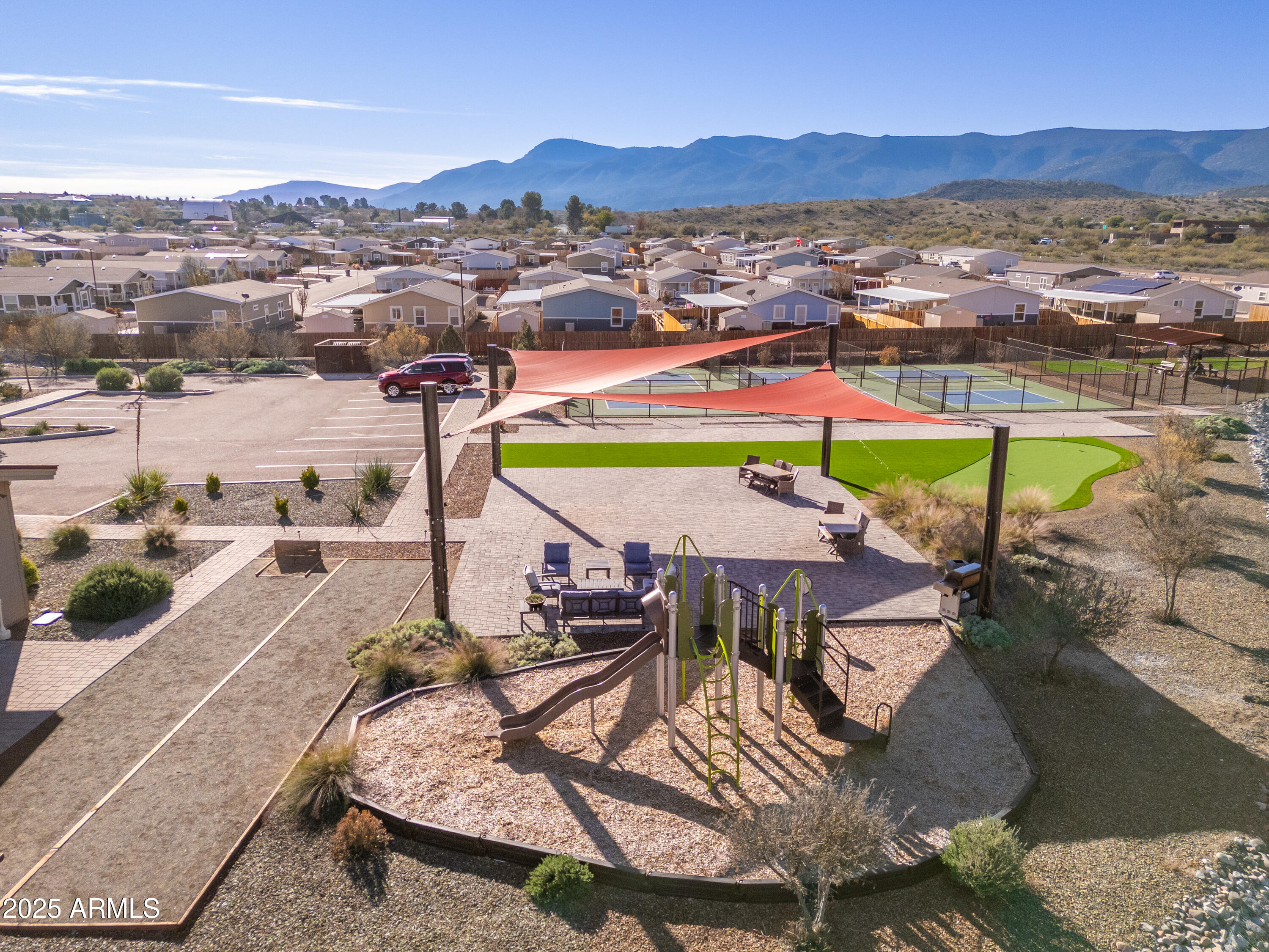 1033 Wheeler Road Camp Verde, AZ 86322 - Photo 50 of 51 an aerial view of residential houses and outdoor space