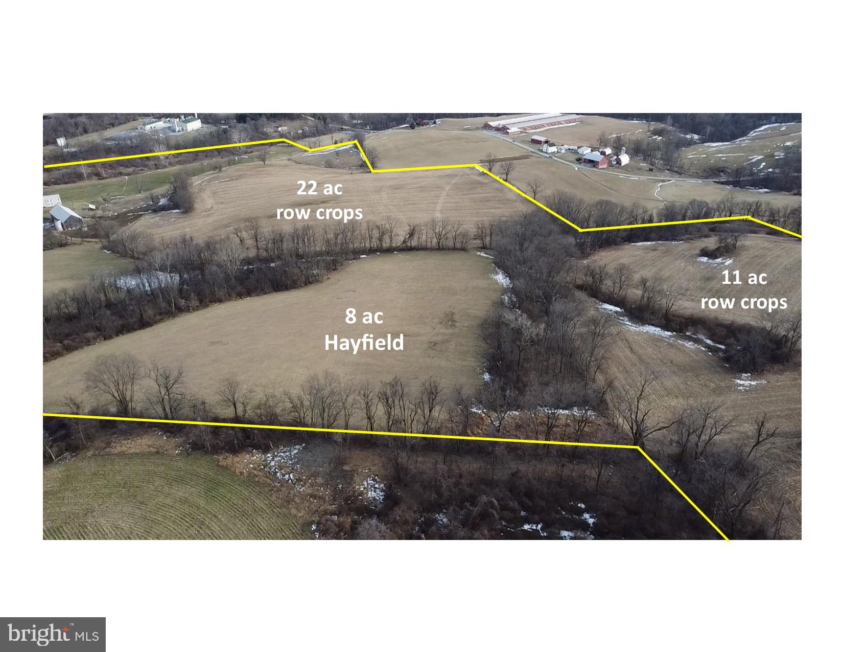 2820 Milt Summers Road Middletown, MD 21769 - Photo 71 of 88 aerial view middle fields, looking south