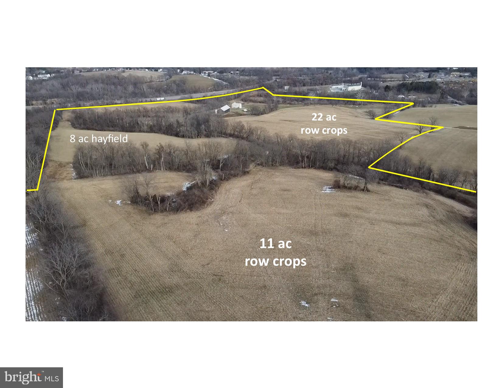 2820 Milt Summers Road Middletown, MD 21769 - Photo 73 of 88 aerial view of middle fields, looking SE