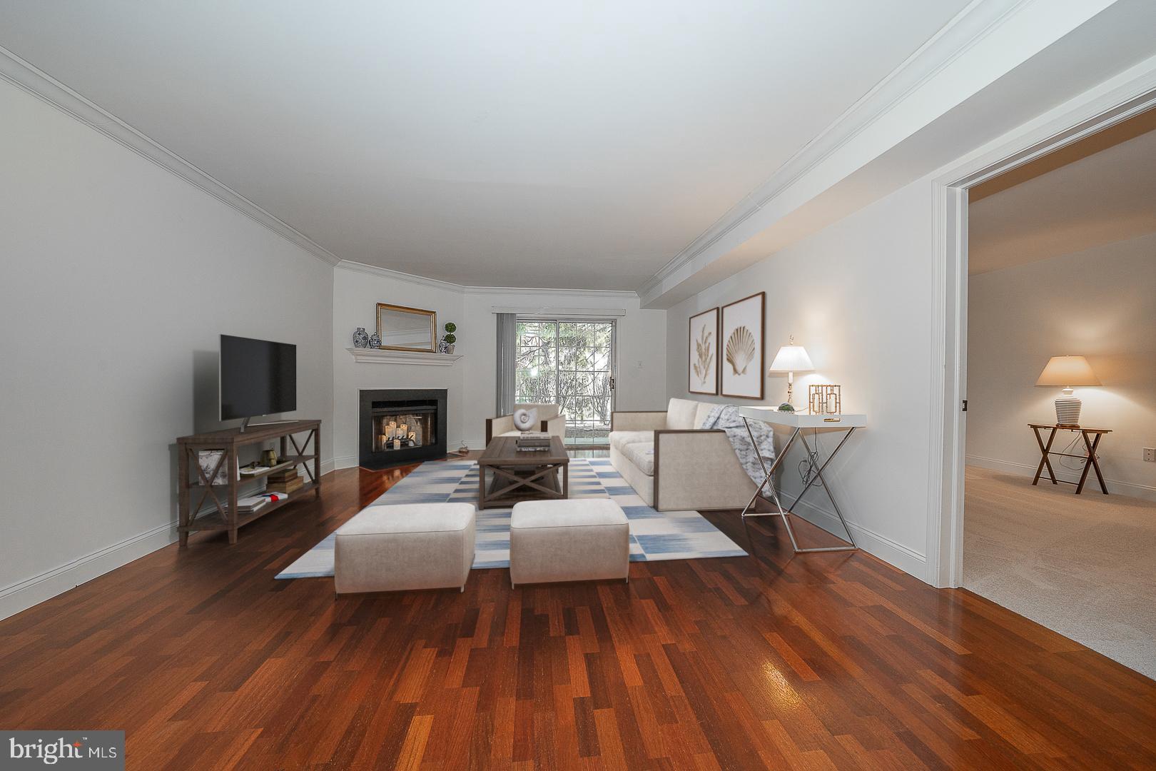 189 Valley Stream Lane Chesterbrook, PA 19087 - Photo 3 of 22 a living room with furniture and a wooden floor