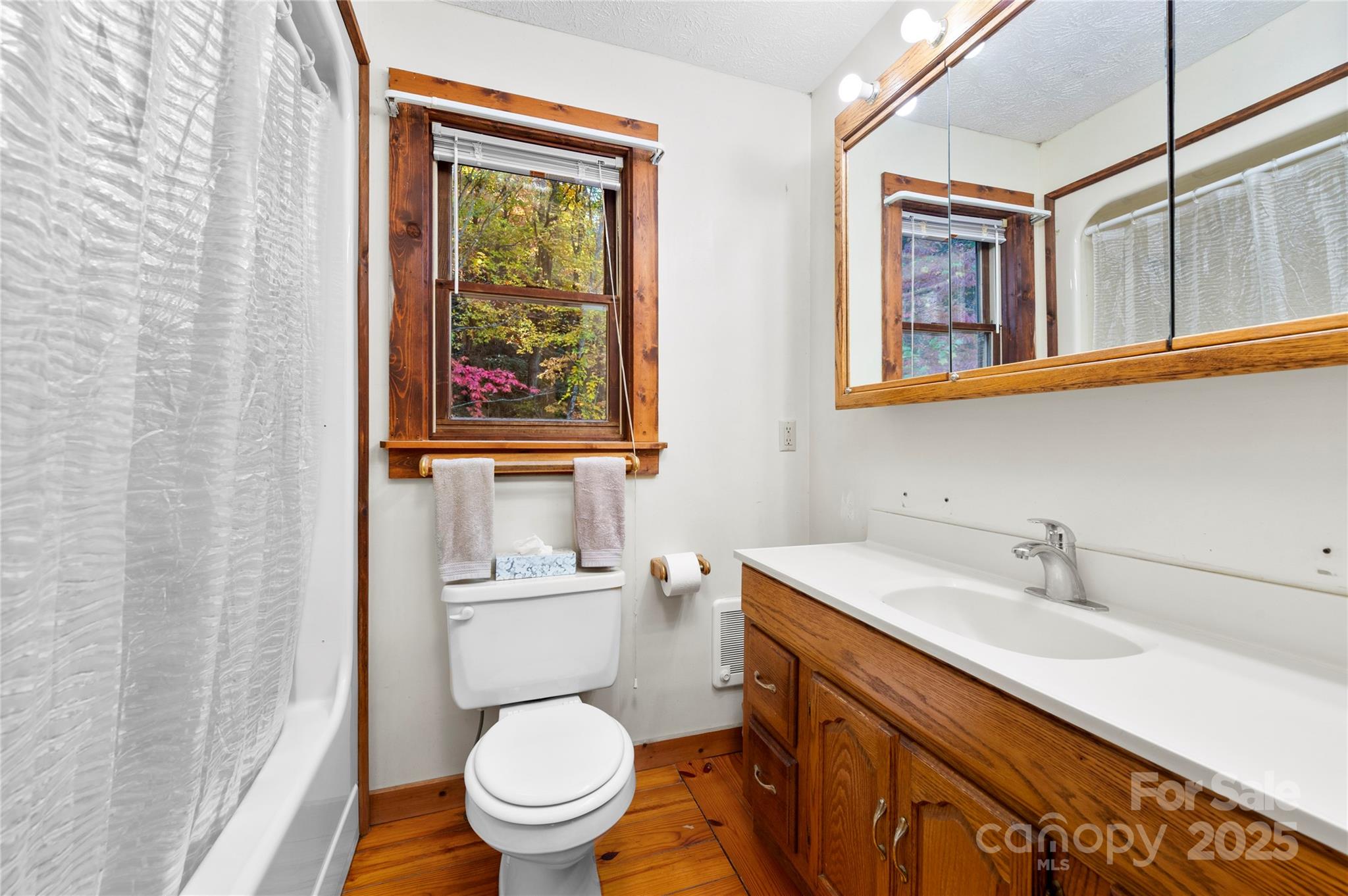 5 Rustic Rdg Drive Candler, NC 28715 - Photo 14 of 17 a bathroom with a sink a toilet and a window