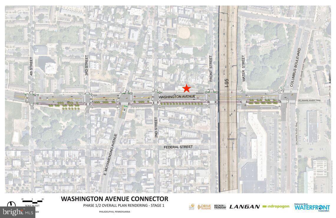 116 League Street Philadelphia, PA 19147 - Photo 30 of 30 Map of Washington Avenue Connector