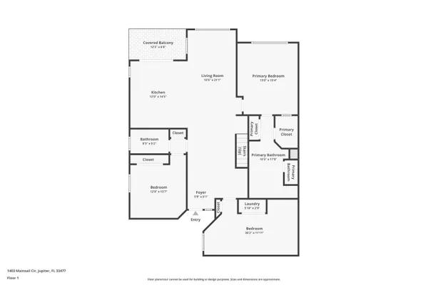 $1,275,000 | 1403 Mainsail Circle, Jupiter, FL 33477