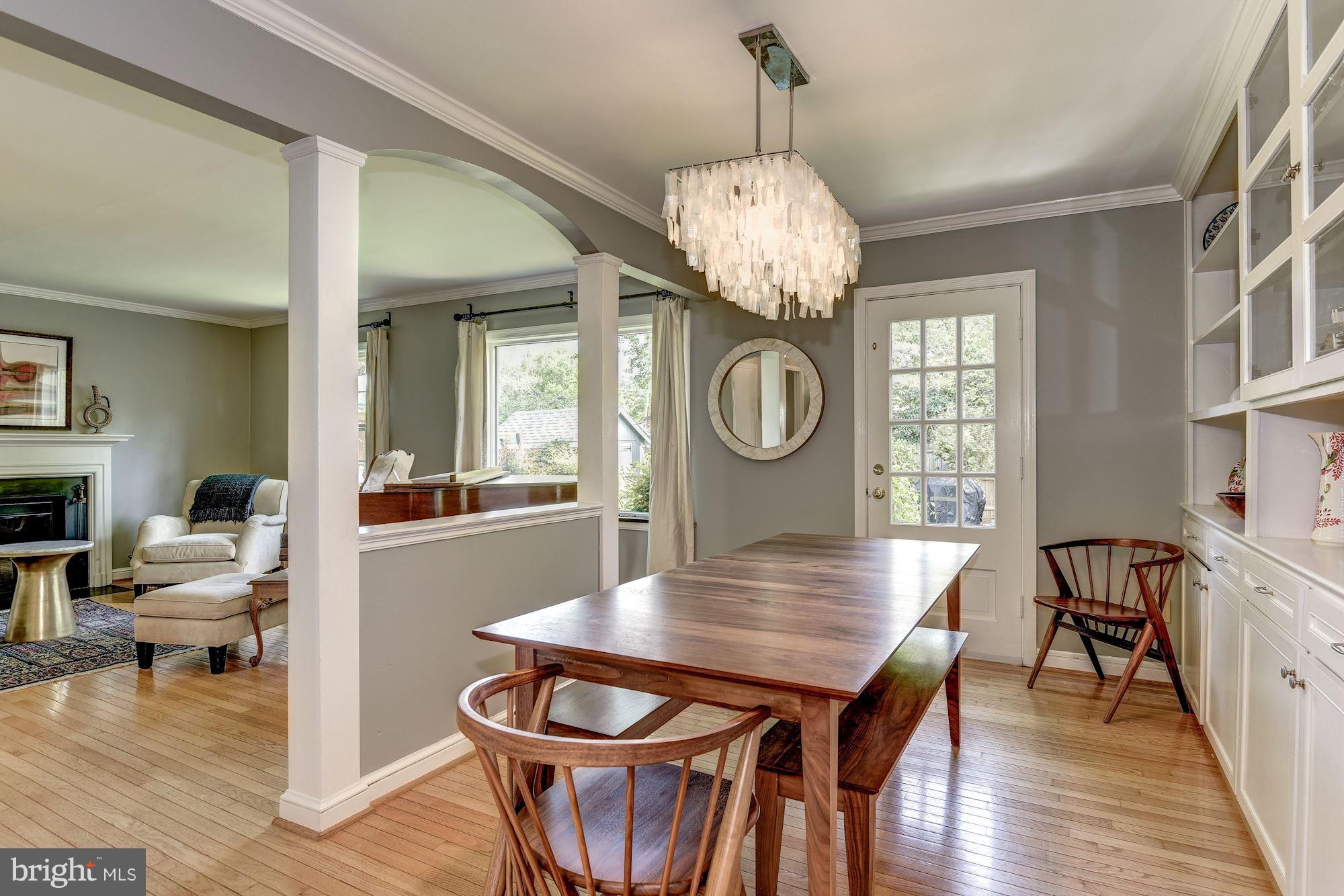 5704 Overlea Road Bethesda, MD 20816 - Photo 8 of 29 Dining Room Leads to Yard