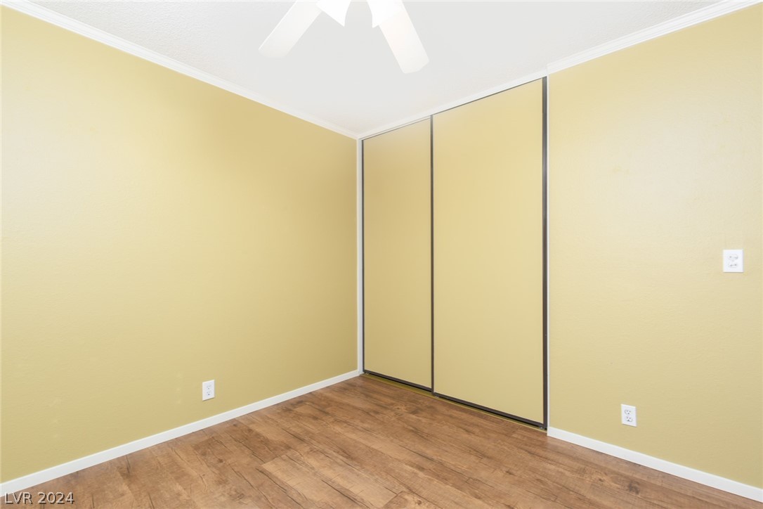 3128 Valleywood Road Henderson, NV 89014 - Photo 17 of 39 THIRD BEDROOM WITH CEILING FAN