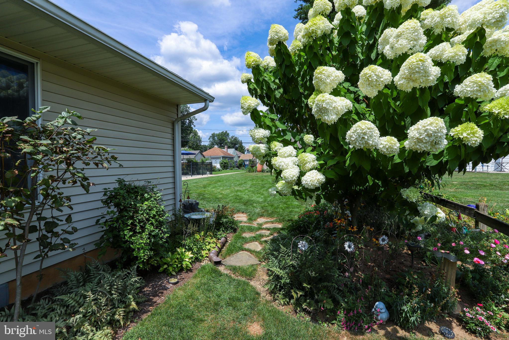 3 Runyon Road Hummelstown, PA 17036 - Photo 53 of 62 East Side Stepping Stones & Hydrangea