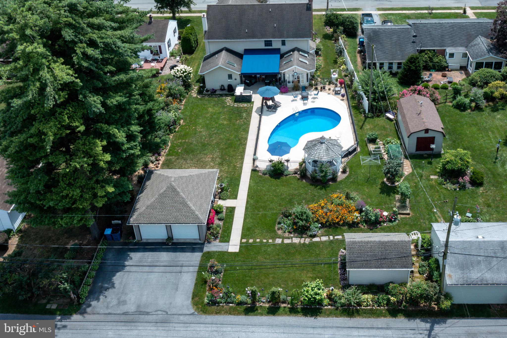 3 Runyon Road Hummelstown, PA 17036 - Photo 56 of 62 Aerial View Looking South