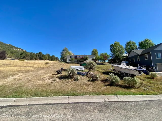 a view of a yard with an outdoor space