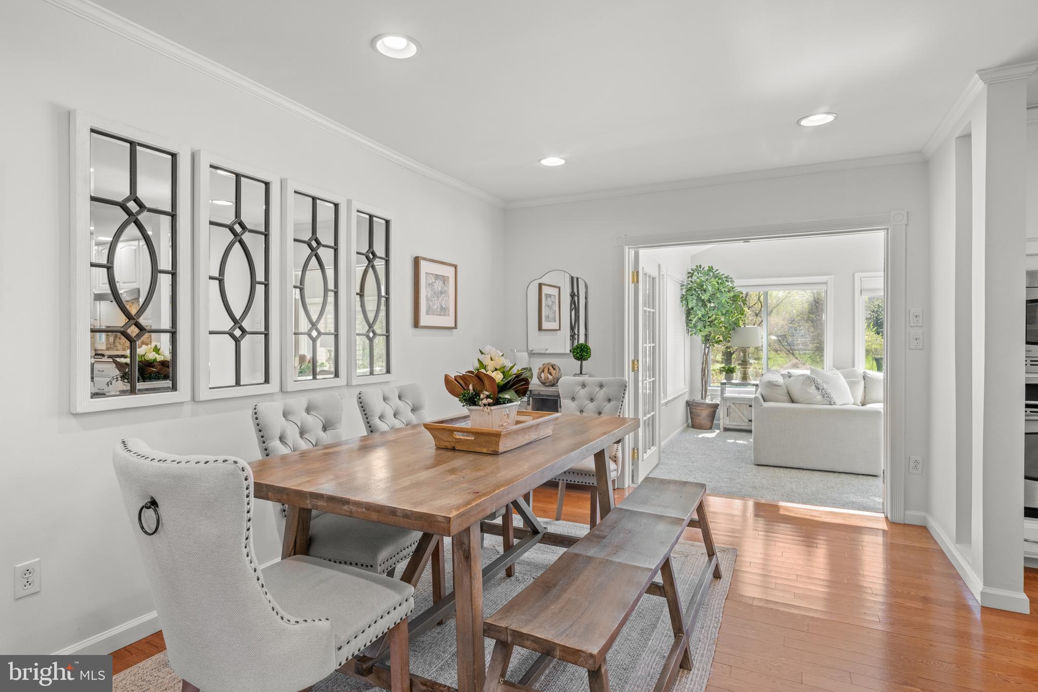 174 Coldstream Drive Berwyn, PA 19312 - Photo 5 of 40 a view of a dining room with furniture window and wooden floor