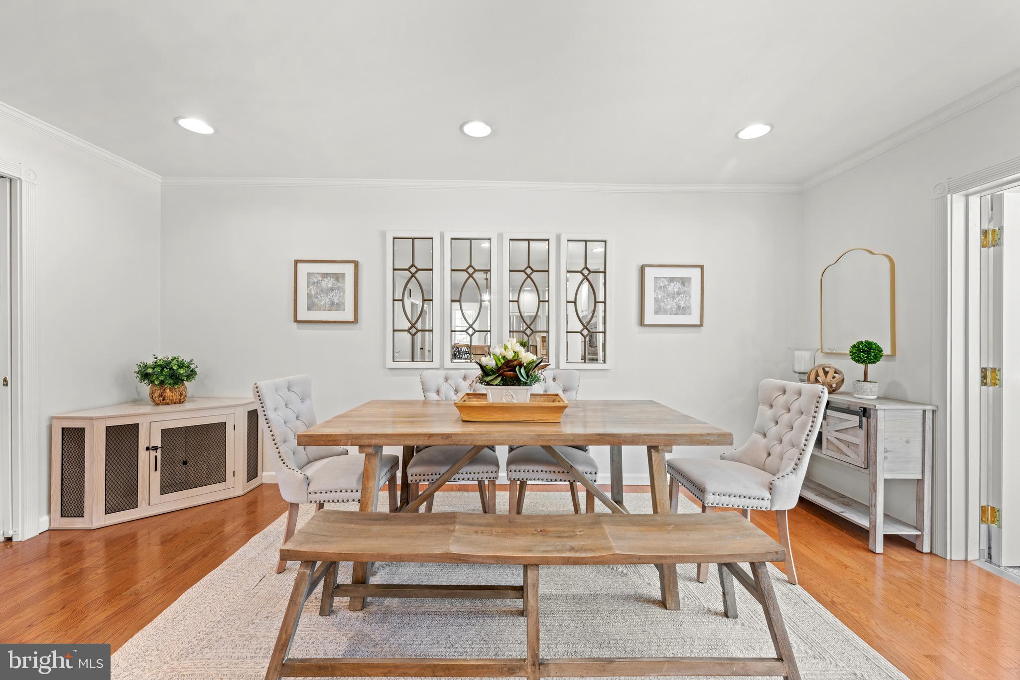 174 Coldstream Drive Berwyn, PA 19312 - Photo 10 of 40 a view of a dining room with furniture a rug and wooden floor