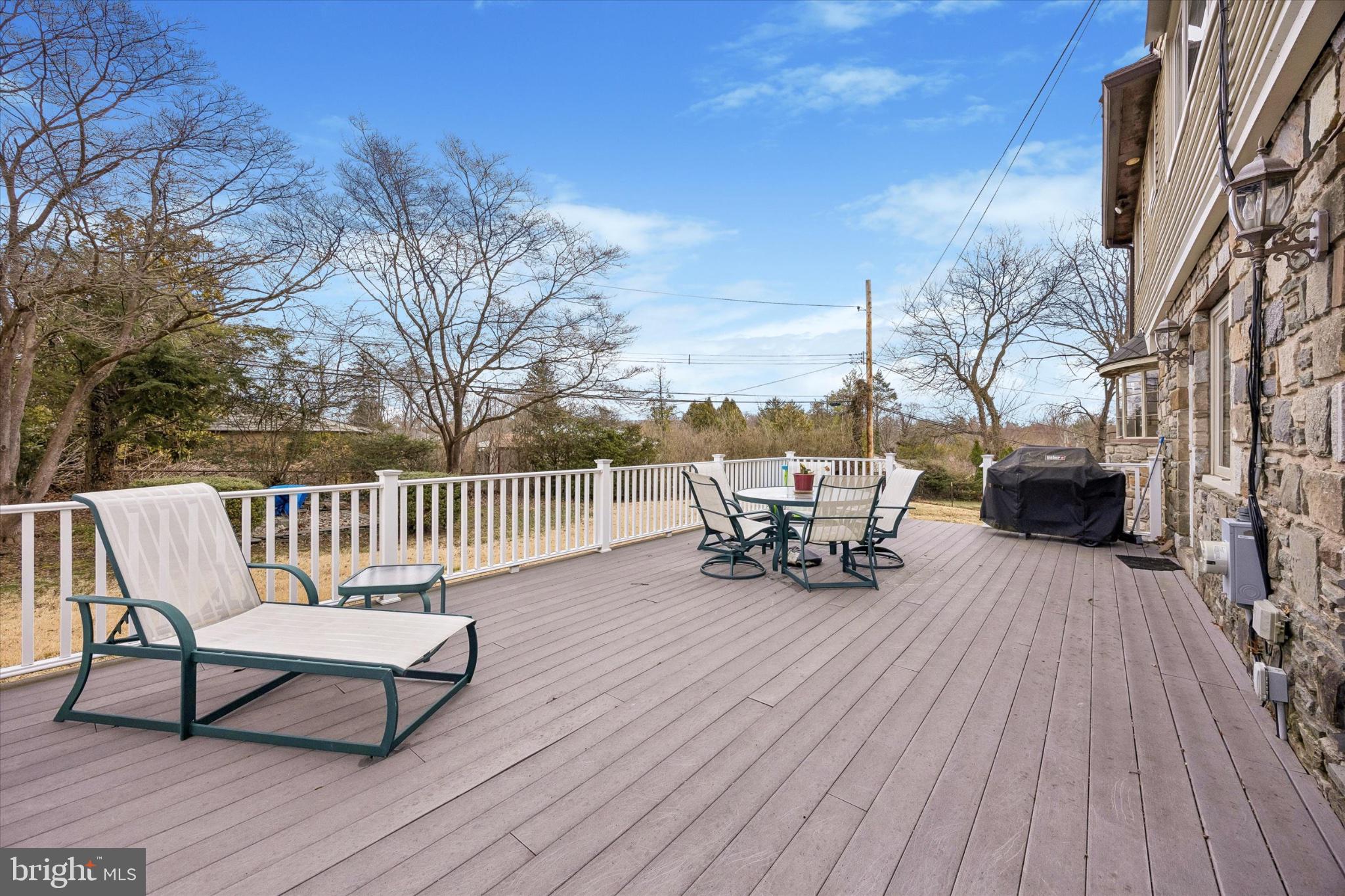 239 Brydon Road Wynnewood, PA 19096 - Photo 33 of 35 Spacious deck with serene views.
