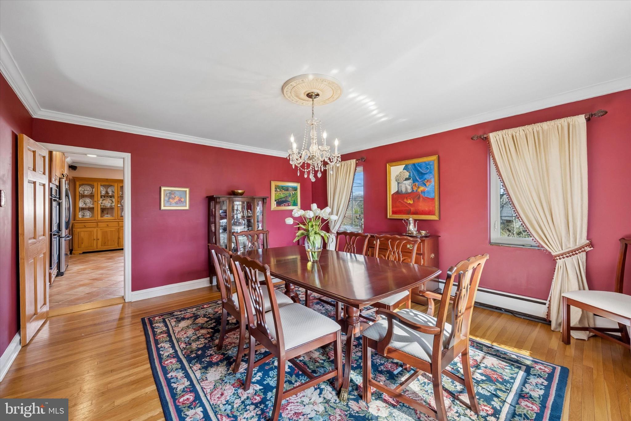 239 Brydon Road Wynnewood, PA 19096 - Photo 7 of 35 Elegant dining space with rich hues.