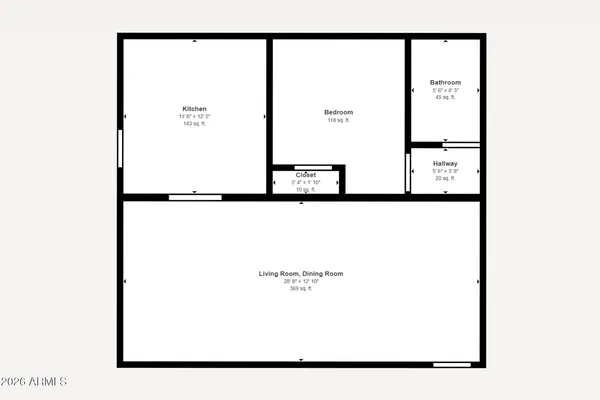 $1,440 | 308 East Vogel Avenue, Unit 2, Phoenix, AZ 85020