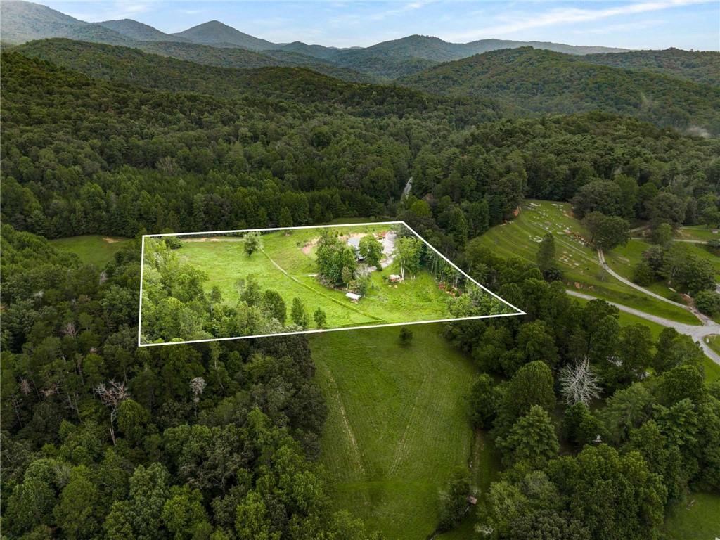 8393 Boardtown Road Ellijay, GA 30540 - Photo 49 of 54 a view of a forest with a mountain view