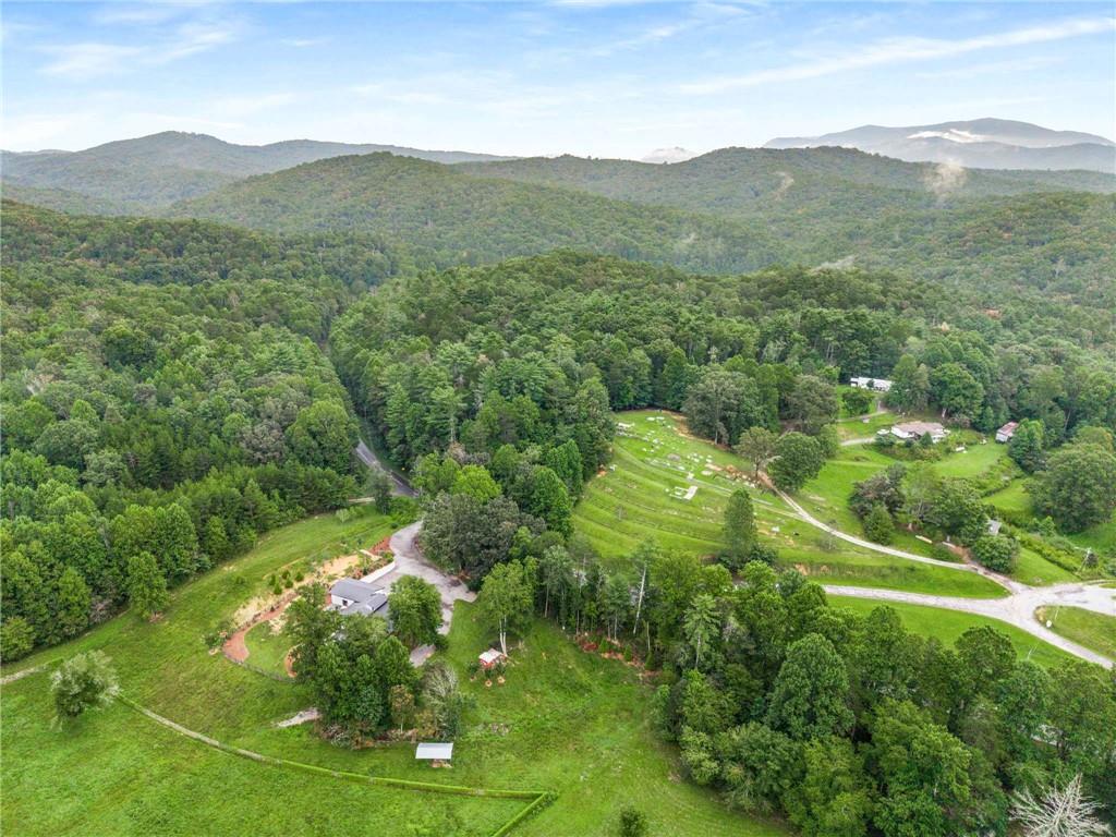8393 Boardtown Road Ellijay, GA 30540 - Photo 53 of 54 a view of a lush green hillside and houses