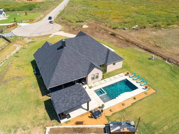 swimming pool with an ocean view