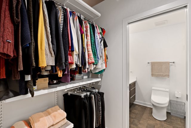 222 South Racine Avenue, Unit 207 Chicago, IL 60607 - Photo 18 of 27 a view of a walk in closet