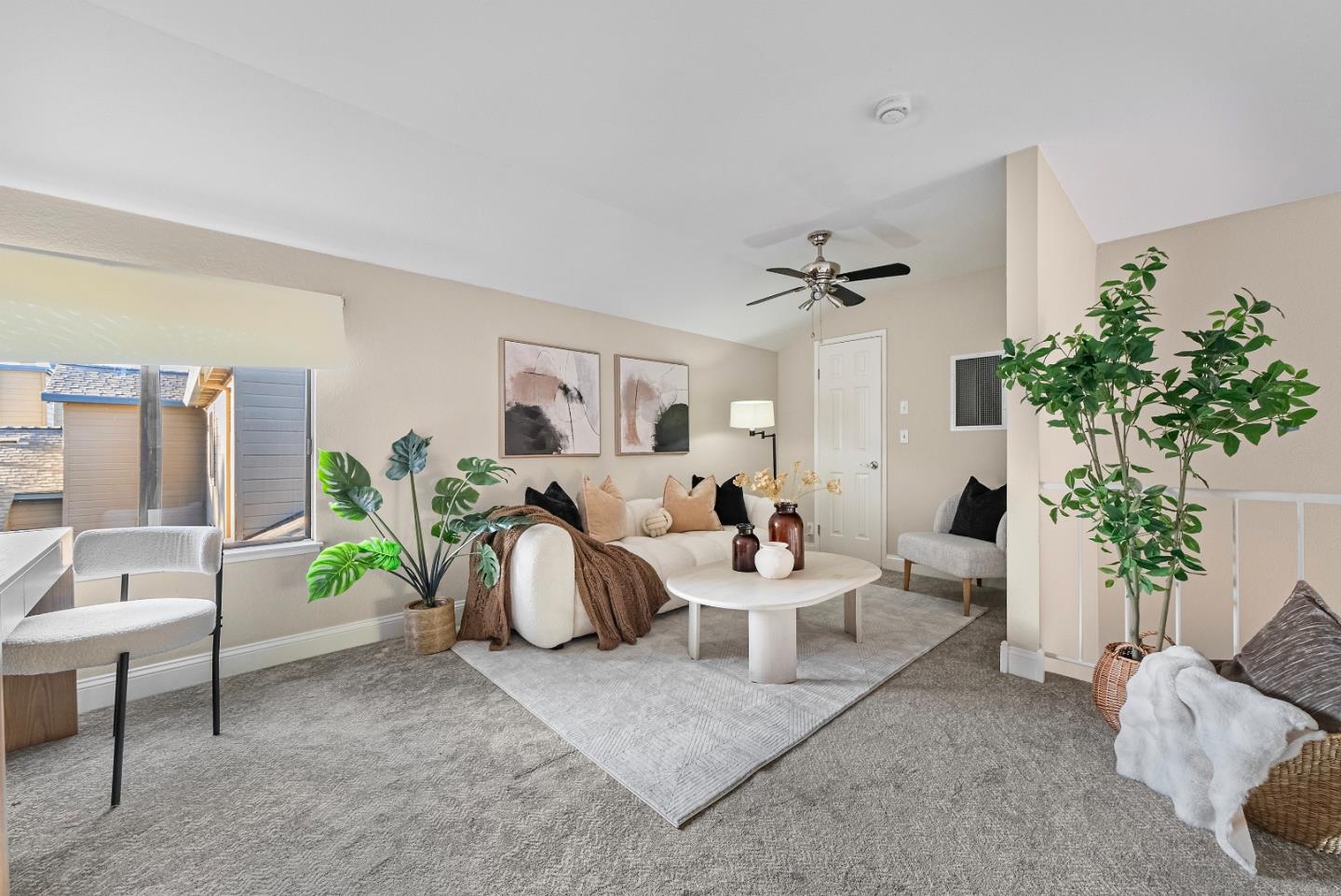 966 Silicon Drive San Jose, CA 95126 - Photo 19 of 31 a living room with furniture and a chandelier