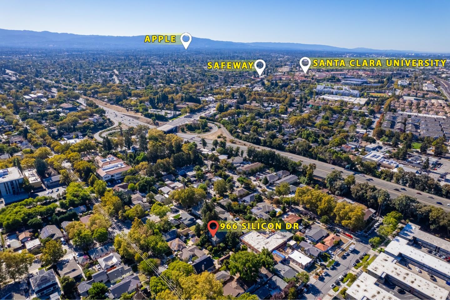 966 Silicon Drive San Jose, CA 95126 - Photo 29 of 31 an aerial view of multiple house
