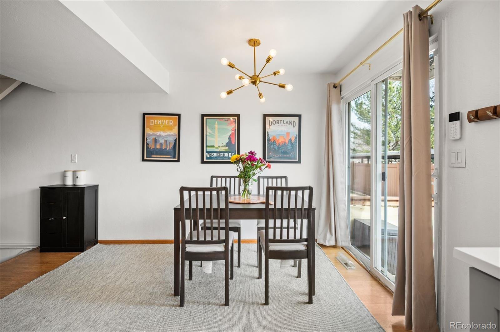 4367 East Maplewood Way Centennial, CO 80121 - Photo 6 of 26 a dining room with furniture and window