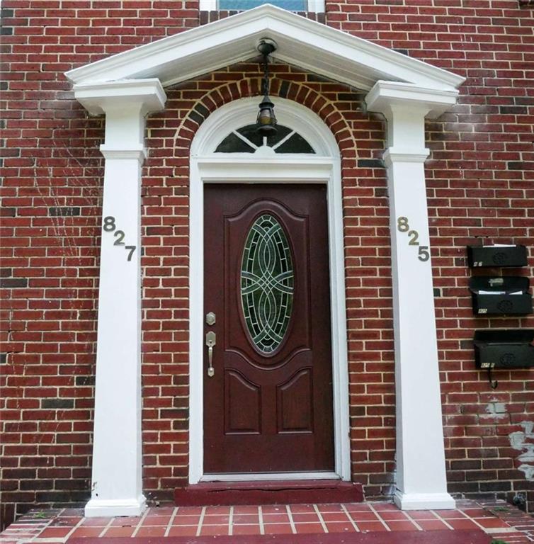 825 North Avenue Northeast, Unit B Atlanta, GA 30306 - Photo 4 of 16 a front view of a house with a door