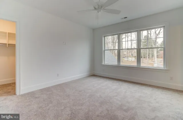 a view of an empty room