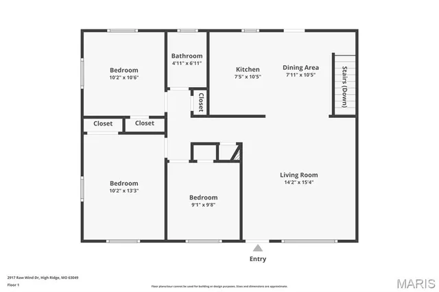 $199,900 | 2917 Raw Wind Drive, High Ridge, MO 63049