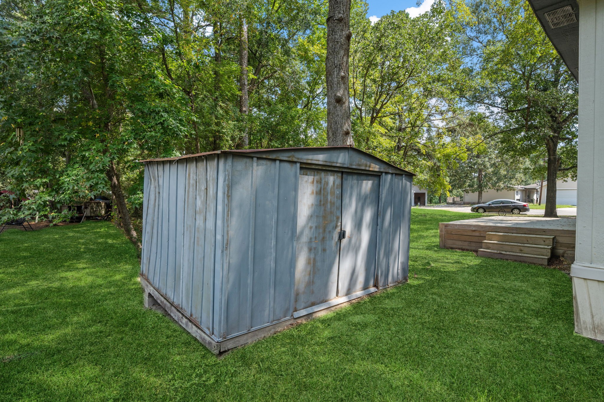 161 W Creek Trinity, TX 75862 - Photo 22 of 22 a view of backyard with green space