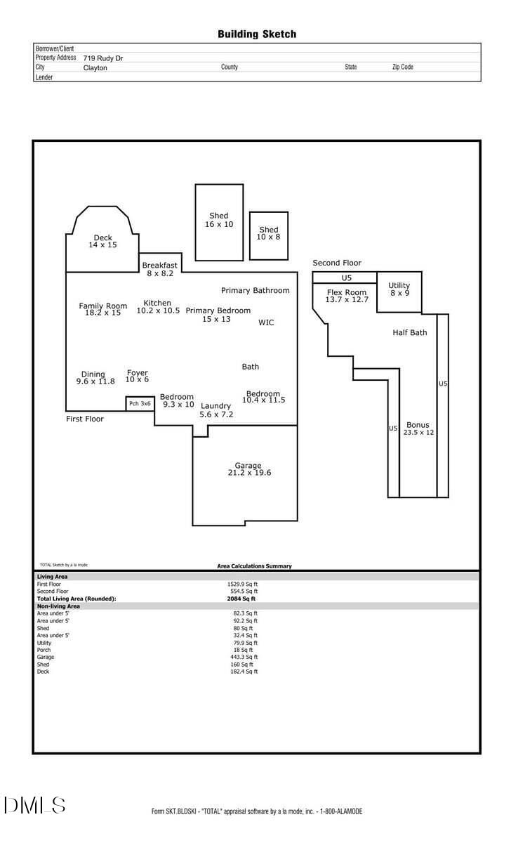 719 Rudy Drive Clayton, NC 27520 - Photo 43 of 43 Floor Plan