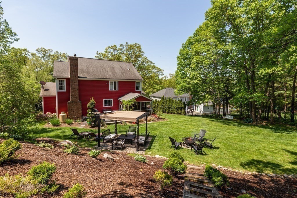 51 Davis Street Northborough, MA 01532 - Photo 28 of 35 a view of a house with backyard and sitting area