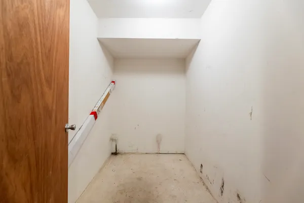 a room with storage and utility