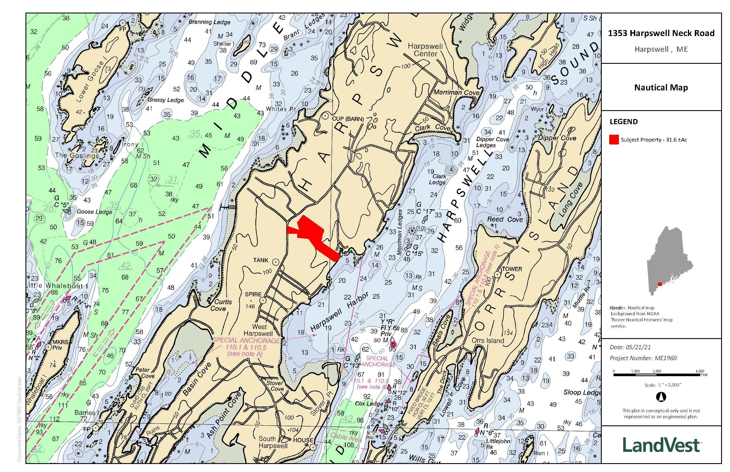 1353 Harpswell Neck Road Harpswell, ME 04079 - Photo 8 of 10 ME1960 Nautical plan