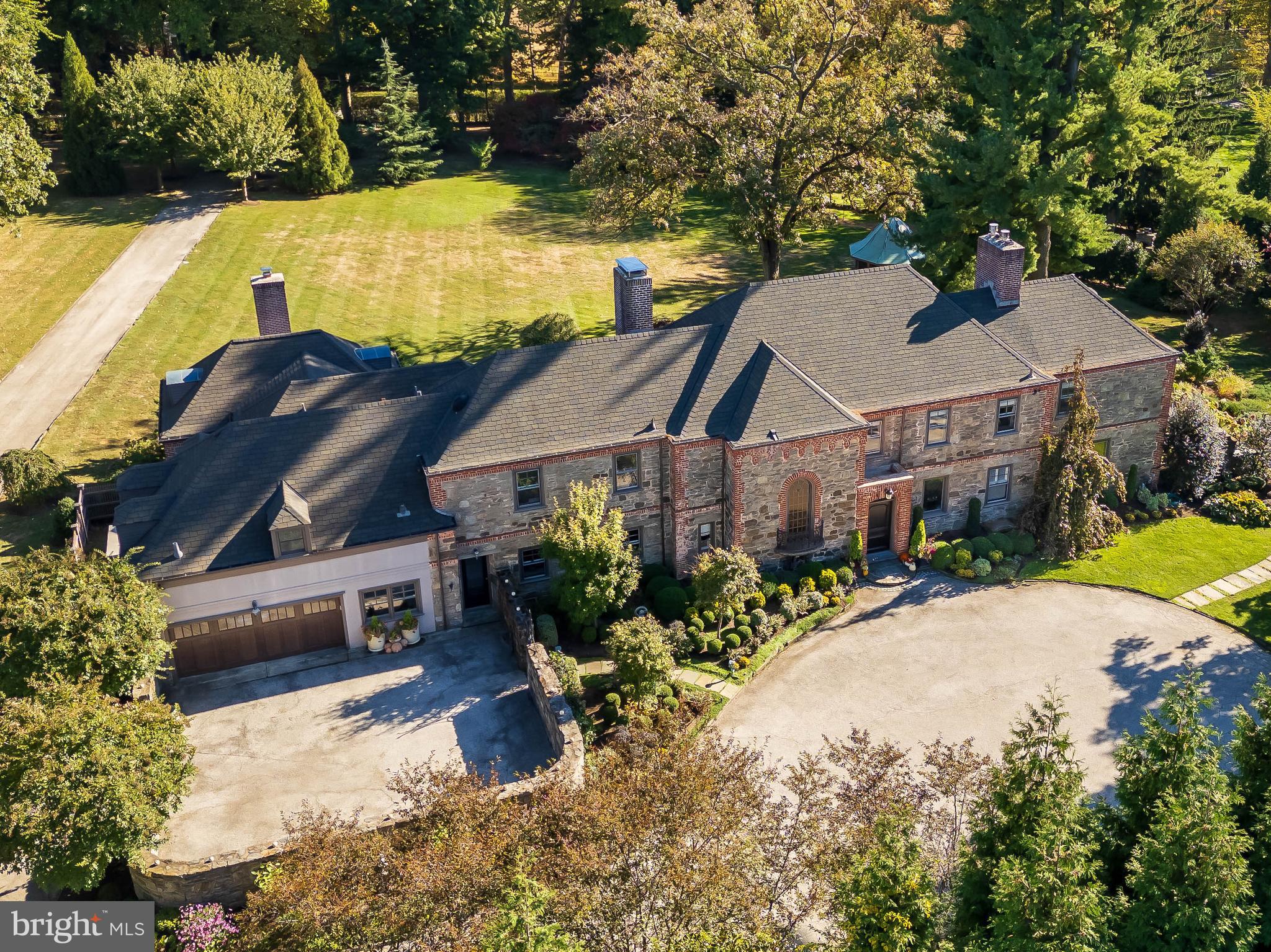 620 North Spring Mill Road Villanova, PA 19085 - Photo 116 of 118 a aerial view of a house