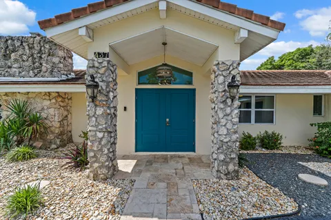 a view of a entryway door