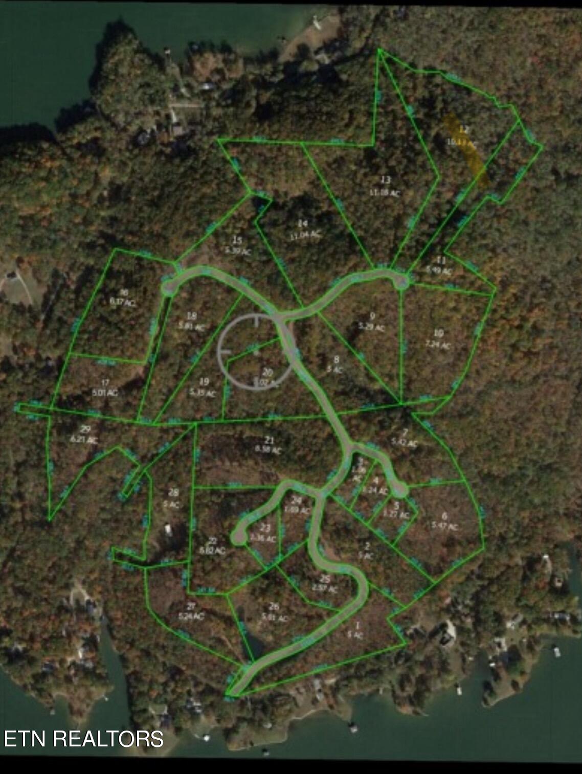 Vista Ridge Court Rockwood, TN 37854 - Photo 17 of 17 The Overlook Subdivision lot layout