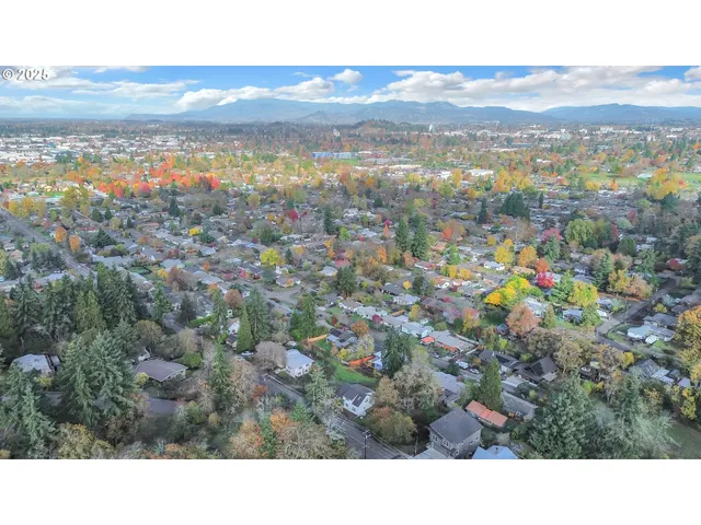 a view of city and mountain