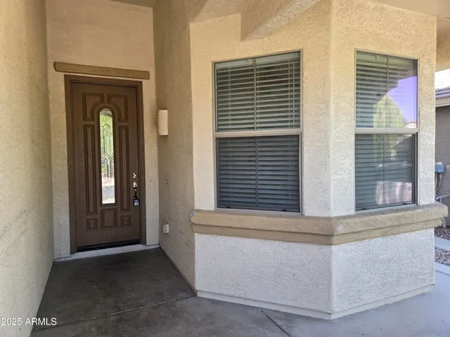 a view of livingroom with front door