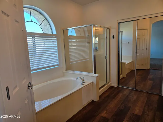 a view of small space with racks on the wall