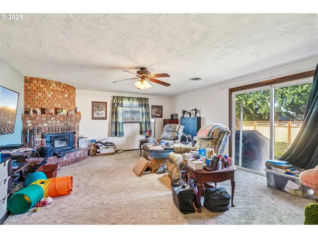 a living room filled with furniture