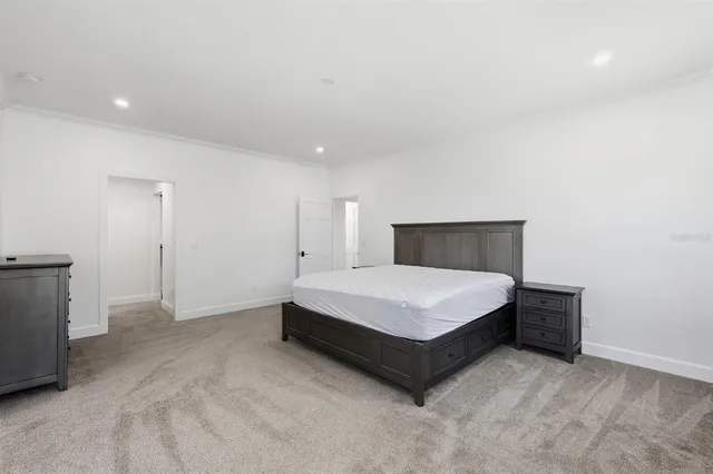 an aerial view of residential house with parking space