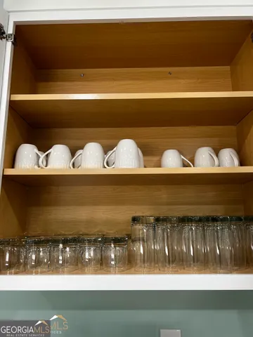 a view of table chair