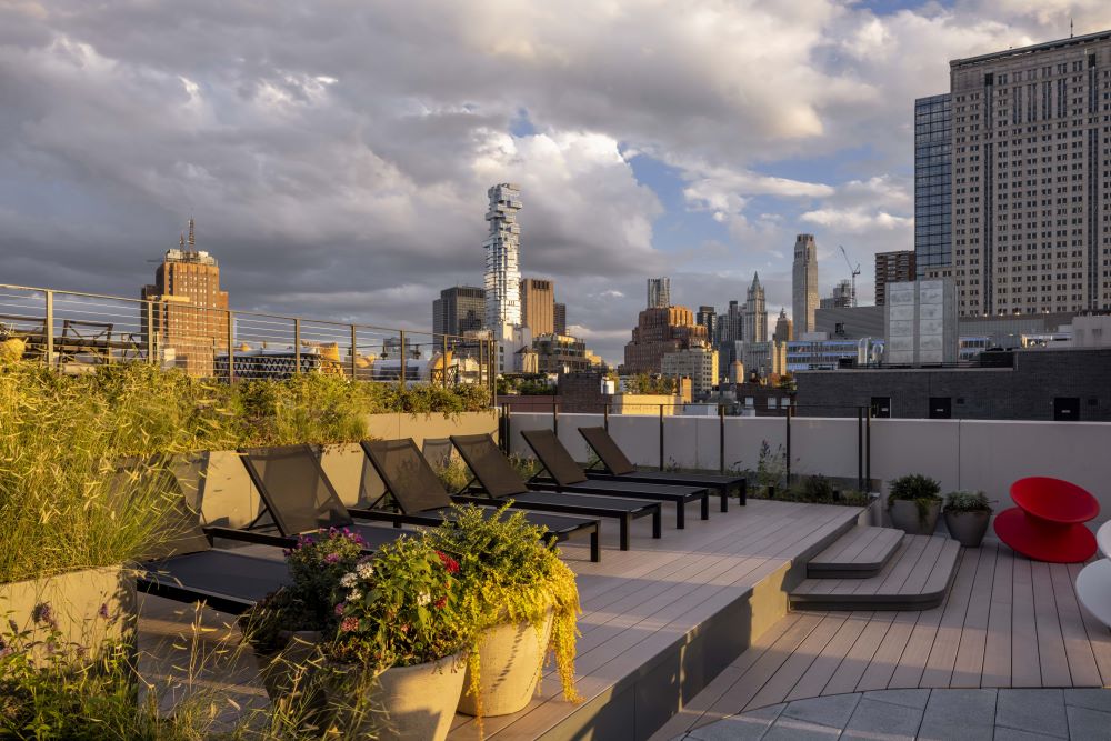450 Washington Street, Unit 211 Manhattan, NY 10013 - Photo 17 of 21 a view of a terrace with furniture